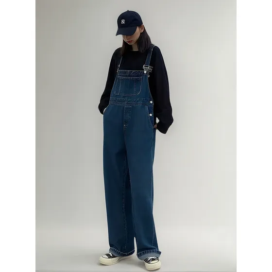 Overol Estilo Mom Mezclilla Jumper Dama Comfortable Body