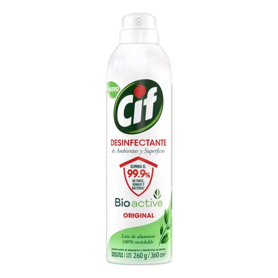 Desinfectante En Aerosol Ambientes Y Superficies Cif 260g