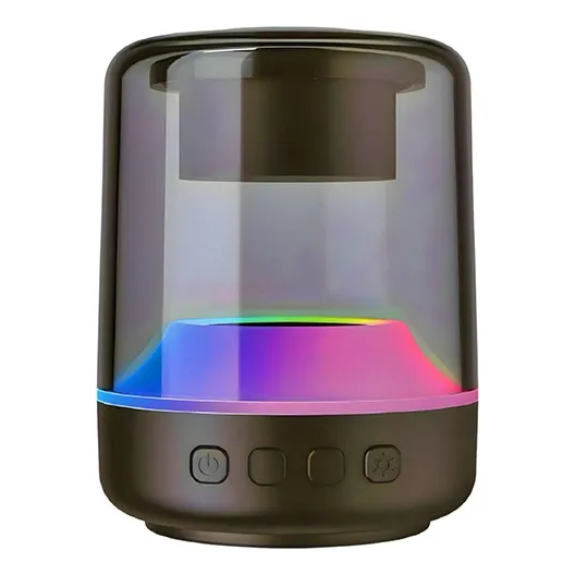 Bocina Bluetooth Highlink, Luces Led Multicolor, Micrófono