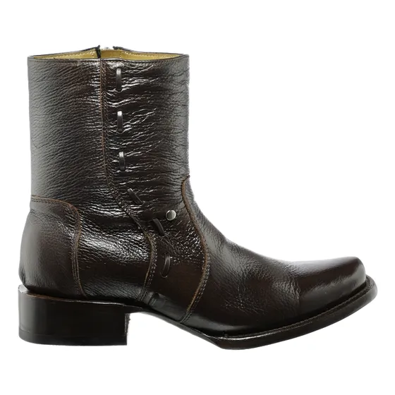 Botas Vaqueras Vestir Piel Floter Corta Cierre Dubai