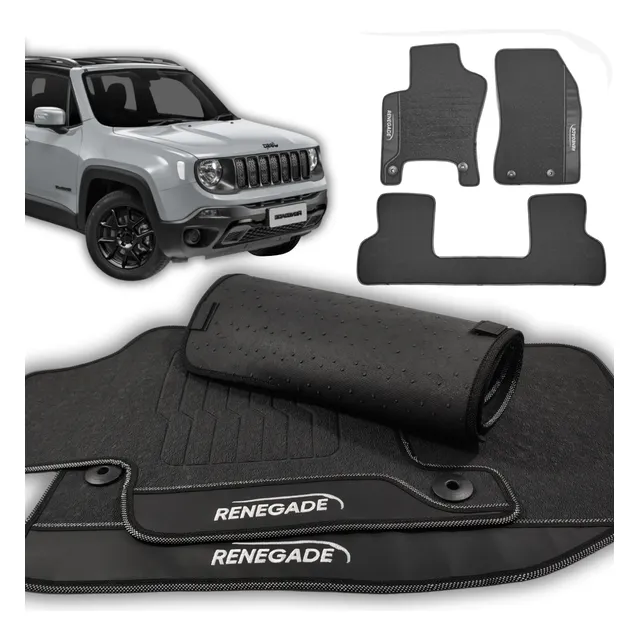 Tapete Jeep Renegade Premium Exclusivo Borracha 2015 A 2024