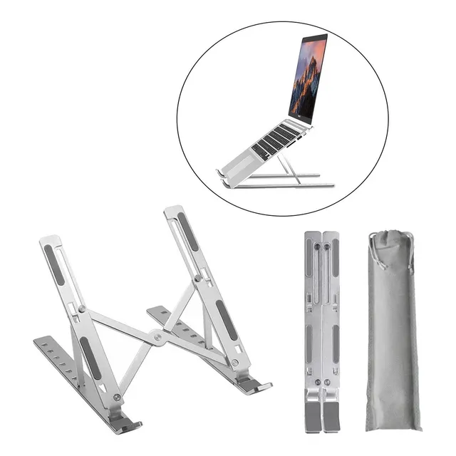 Soporte Laptop Aluminio Base Notebook Regulable Computadora