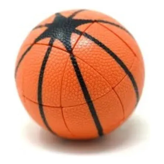 Puzzle Com A Forma Da Bola De Basquete- Tipo Cubo Mágico, Diferentes Cores