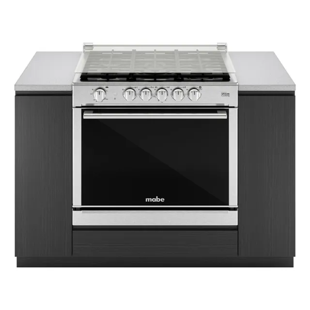 Cocina A Gas Mabe 80 Cm Quemador Triple
