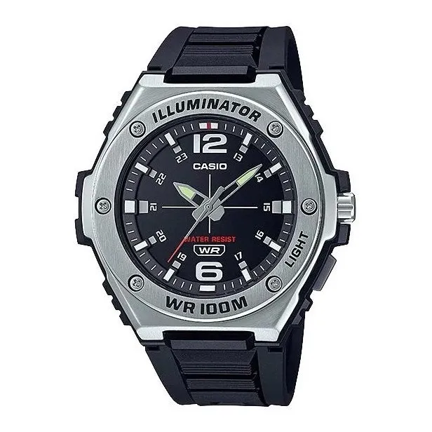 Reloj Analógico Casio Mwa-100h-1avcf Negro Resiste 100 M