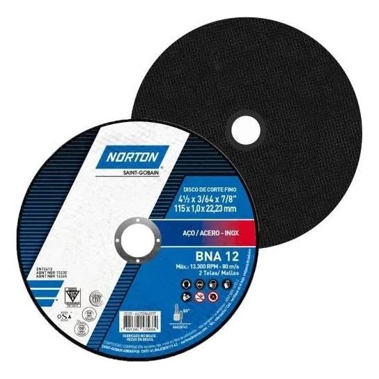 Vendo Disco De Corte De 4 1 /2 Norton Originales N17260519 C