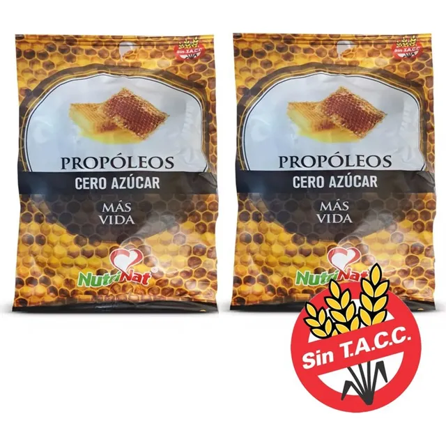 Caramelo Duros Dietetico Propoleos 0 Azucar Nutrinat X2 