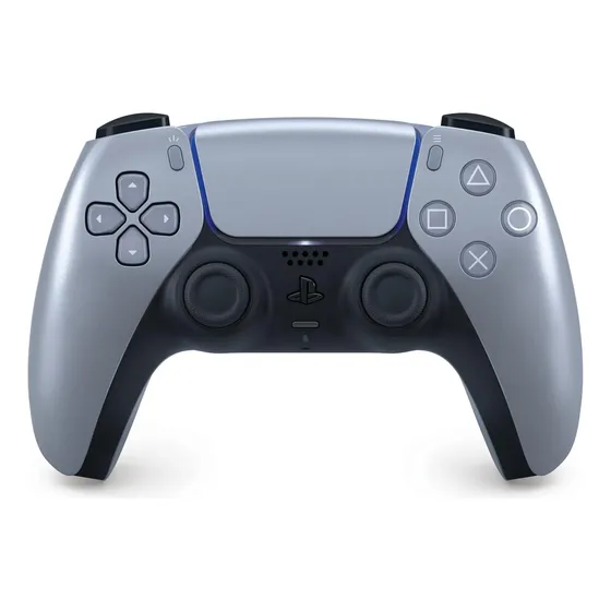 Controlador Sem Fio Playstation Dualsense Plata Com Prateado