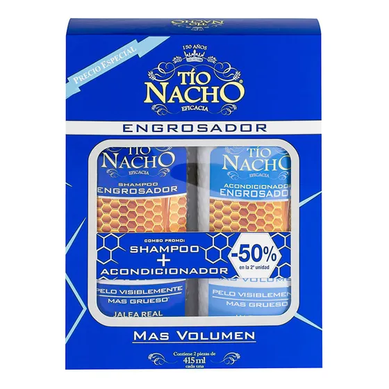 Pack Tío Nacho Shampoo & Acondicionador X 415 Ml 