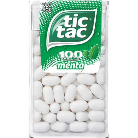 Pastilha sabor Menta Tic Tac 49g