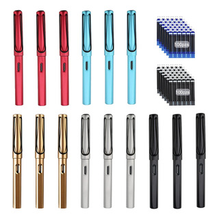 15pcs Pluma Fuente Ultra Elegante Con 200pcs Tinta Incluida 15pcs Pluma Fuente Ultra Elegante Con 200pcs Tinta Incluida