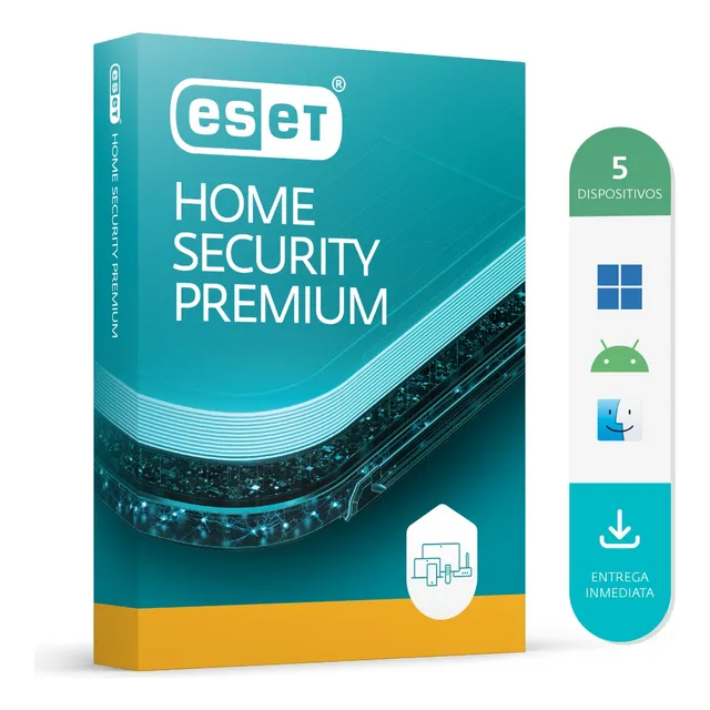 Antivirus Eset® Home Security Premium 5 Dispositivos