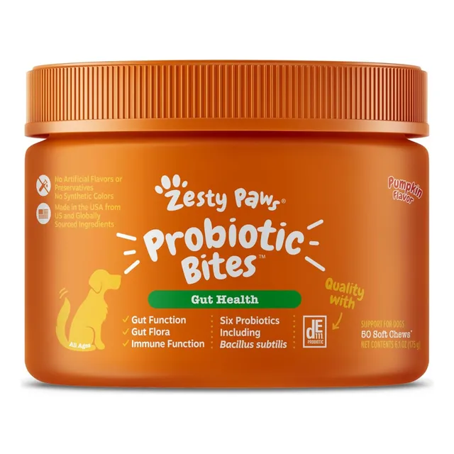 Probiótico Para Perros Zesty Paws 50 Soft Chews