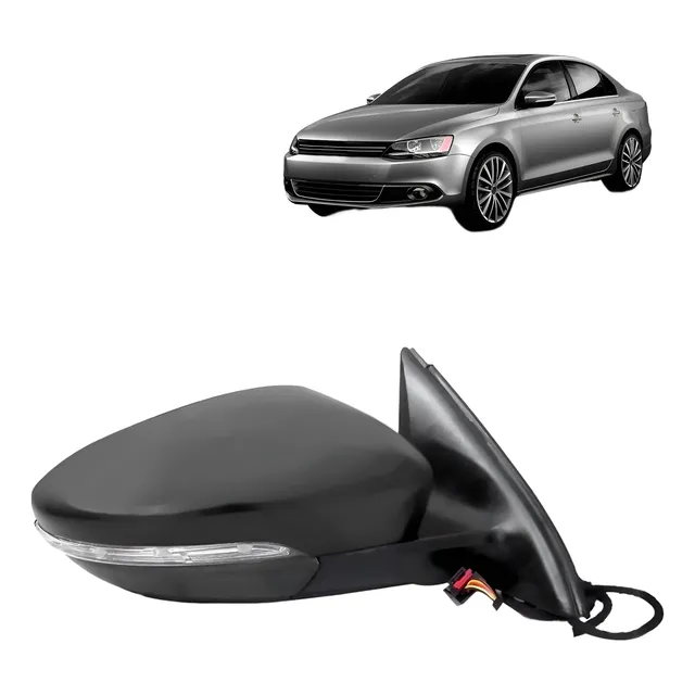Retrovisor Jetta 250 Tsi 2011 A 2018 Eletrico Com Pisca