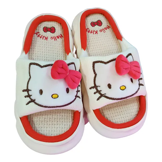 Pantuflas Suela Gruesa Hello Kitty Niña Dama