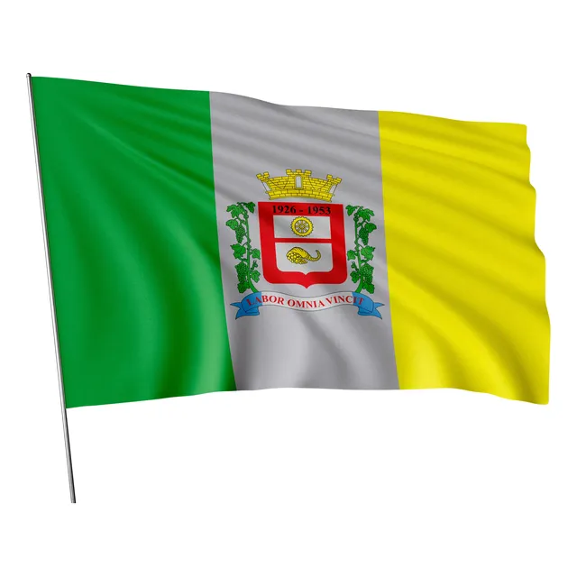 Bandeira Cidade Ferraz De Vasconcelos Dupla Face 1x1,45m