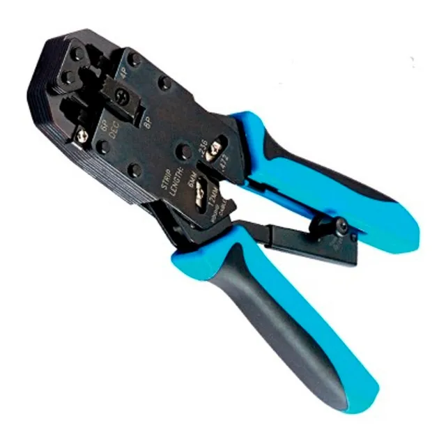 Pinza Crimpear Red  Rj9 Rj11 Rj45 Roditec Pro