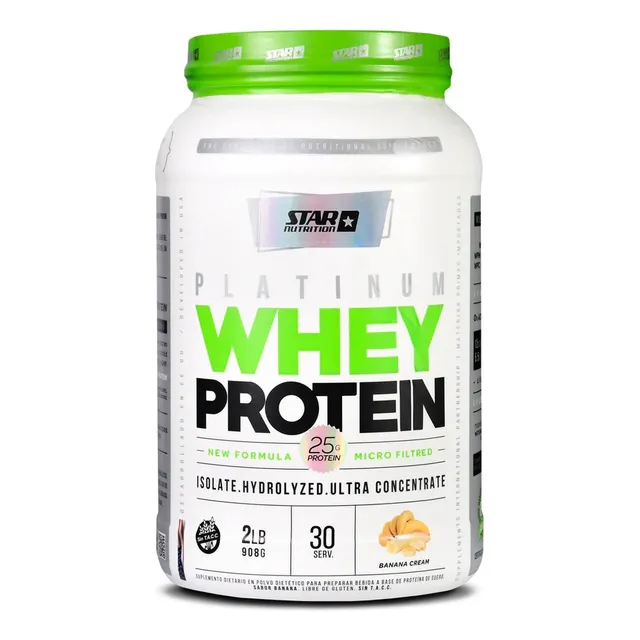 Proteína Whey Protein Platinum Star Nutrition 2lbs + Shaker