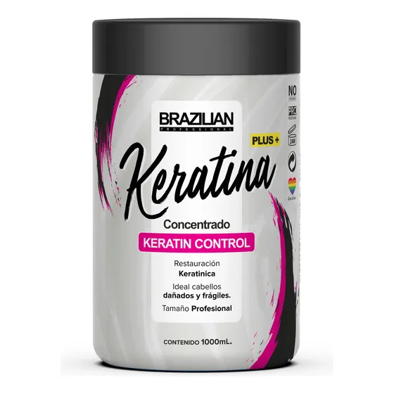 Concentrado De Keratina Brazilian De 1000ml +plus