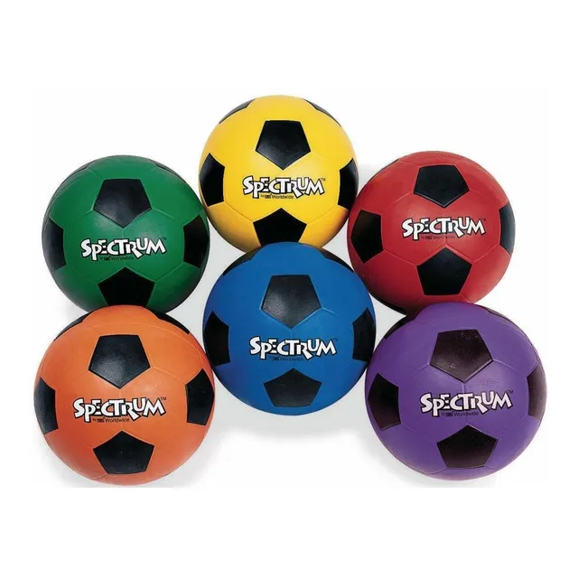 Espectro Goma Balon Futbol Tamaño 4-rojo