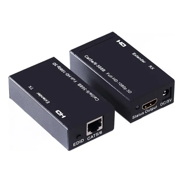 Extensor Hdmi Utp Via Cable De Red Cat 6