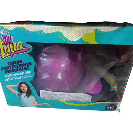 Casco Coderas Rodilleras Soy Luna Original Set Proteccion