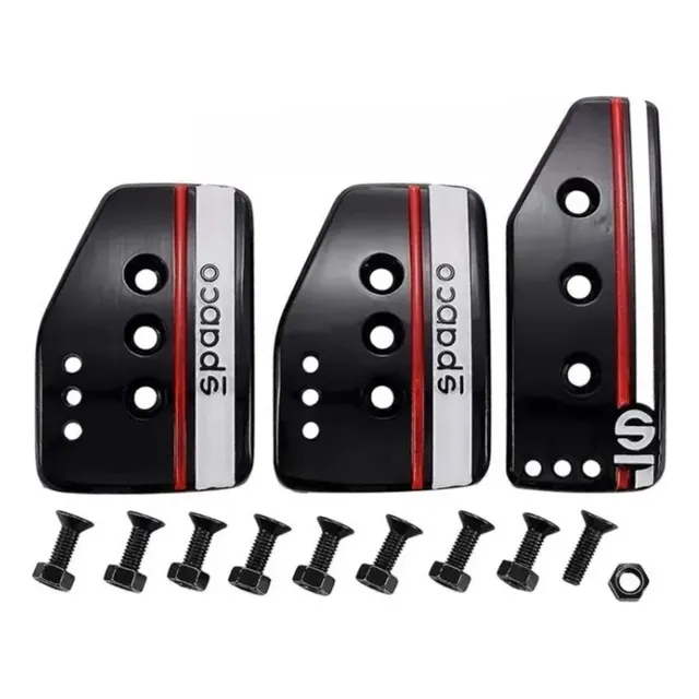 Set 3 Cubre Pedales Deportivo Tunning Trd Racing Auto