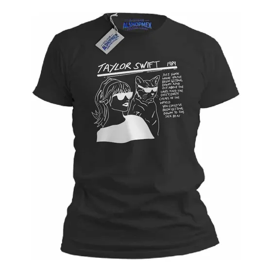 Blusa Taylor Swift Playera Cat