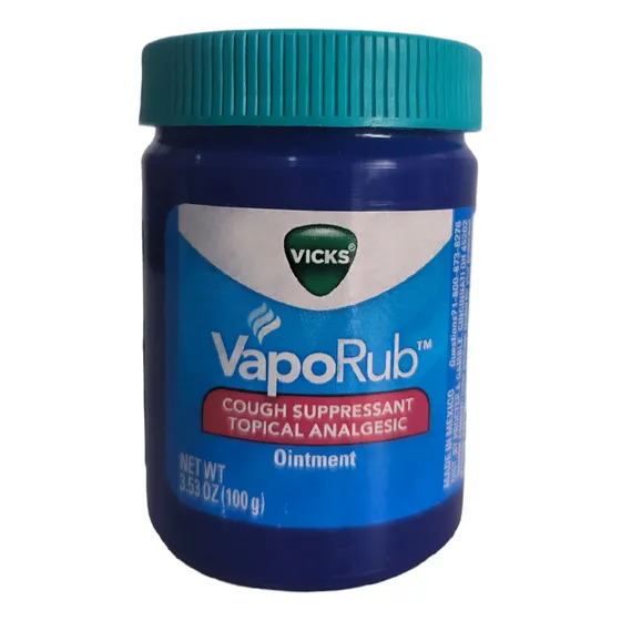 Vicks Vaporub 100 Gramos. Importado 