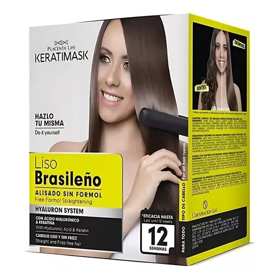 Kit Liso Brasilero Sin Formol Be Natural Keratimask
