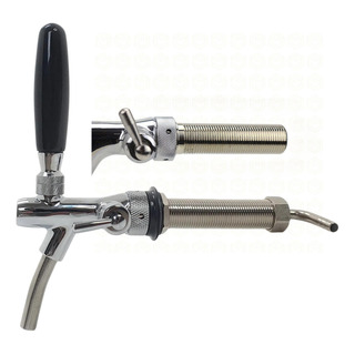 Torneira De Chopp Italiana Com Shank Longo 80mm Com Espigão Torneira De Chopp Italiana Com Shank Longo 80mm Com Espigão
