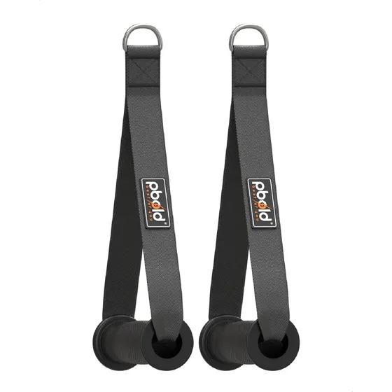 Agarres Triangulares para Cable Polea de Gimnasio Pbold Negro