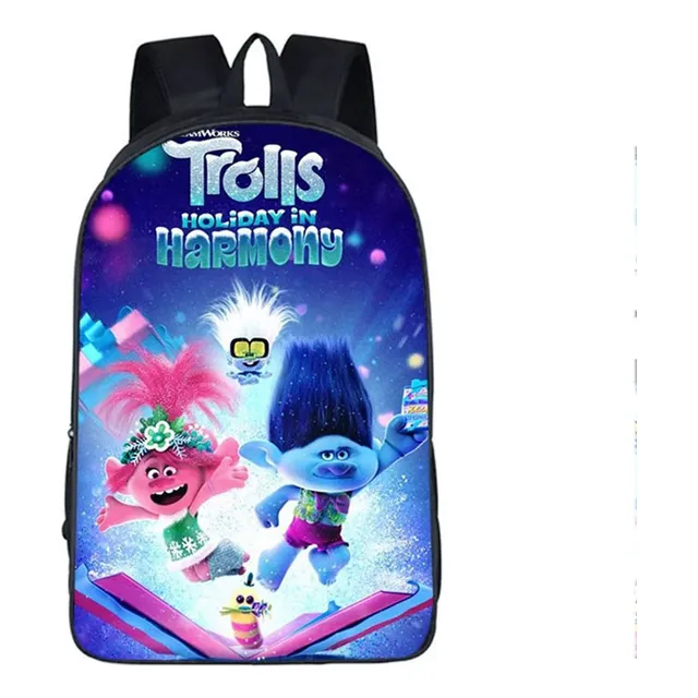 Mochila Escolar De Primaria De Trolls Transfronterizos, Una,