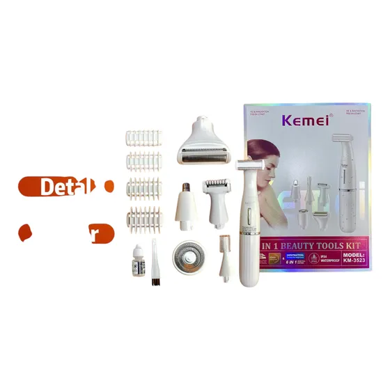 Máquina De Afeitar 6 En 1 Para Mujer Kemei