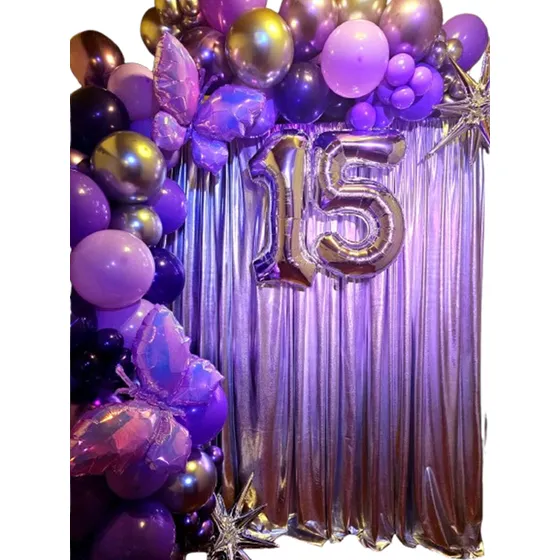 Ambientacion Con Estructuras Telas Y Globos Para Todo Evento