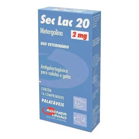 Sec Lac 2 - 20mg - 16 Comprimidos Agener Original