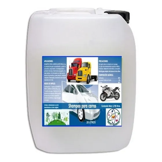 Shampoo Automotriz Concentrado 20 Litros + 3 Esponja Ultrafi