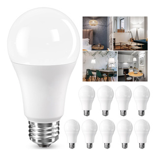 Focos Led 10w E27 850 Lumenes Luz Blanco Frío 10 Piezas Focos Led 10w E27 850 Lumenes Luz Blanco Frío 10 Piezas