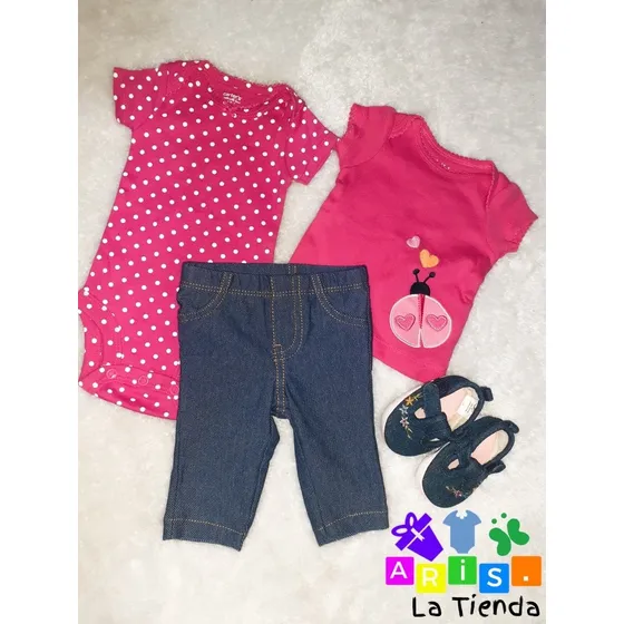 Ropa Carter Para Prematuros Hembras Conjunto De 3 Piezas 