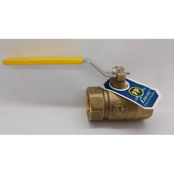 Llave De Paso 1pulgada Bronce Marca Fp