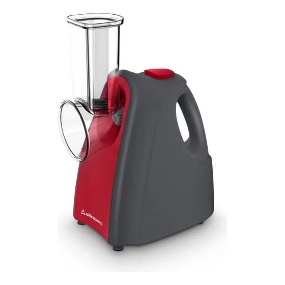 Rallador Electrico Cortadora Fruta Verdura Queso Ultracomb Color Rojo