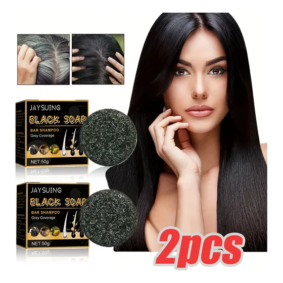 Darkening Shampoo For Men / Women In Black Anti-hair Loss