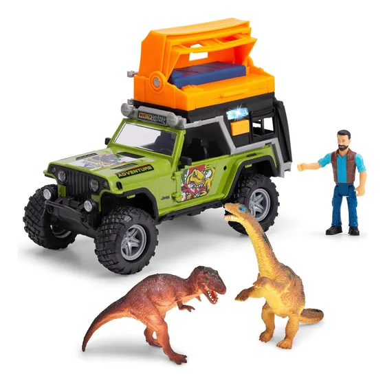 Conjunto De Juguete Jeep Dino Camper Para Niños Mayores De 3