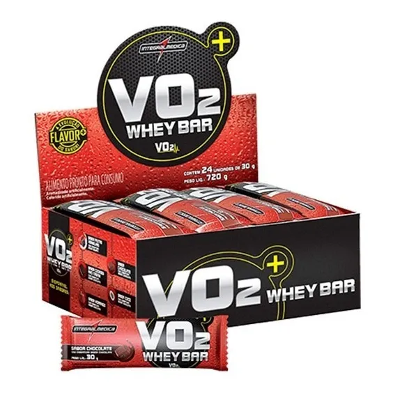 Vo2 Whey - Barras De Proteína Integralmedica - 12 Unidades