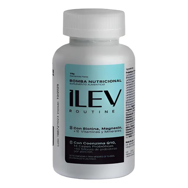 Bomba Nutricional Anticaída + Probióticos Ilev 1 Mes 30caps