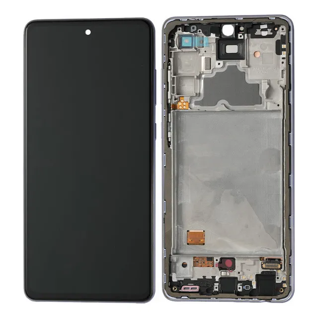 Pantalla Lcd 3/4 Completo Samsung A72 A725 Oled Marco Nuevo