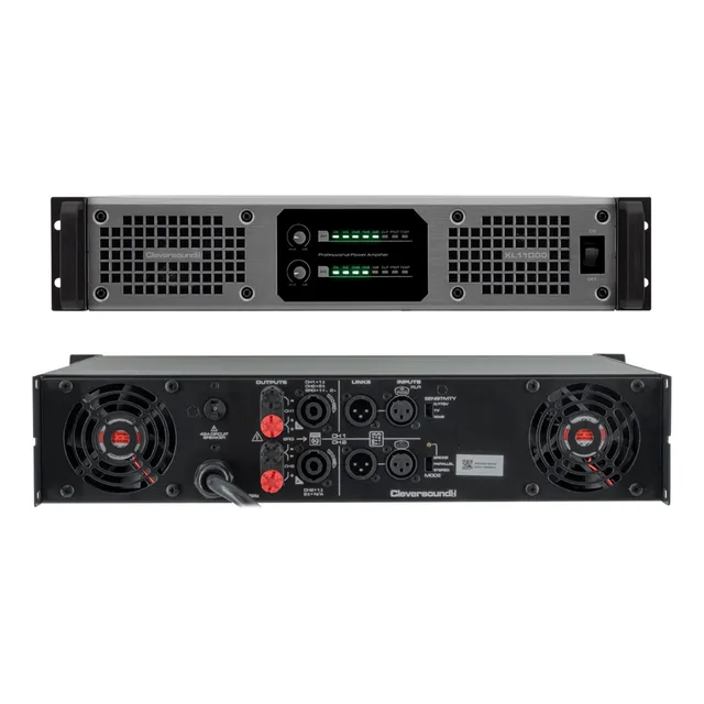 Amplificador Cleversound Xl-11000 7,800watts Rms