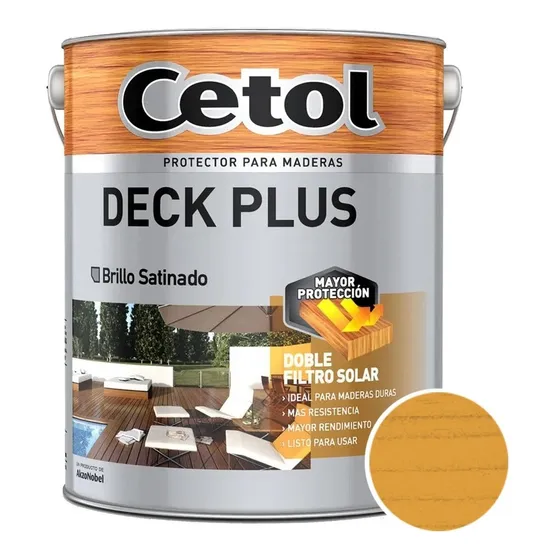 Cetol Deck Plus Natural Satinado X 4l - Caporaso Natural