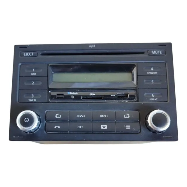 Rádio 2 Din Vw Golf Fox Polo 2012 C/ Bluetooth