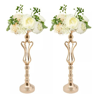Base Soporte Portaflores Velas Metal Decora Fiesta Boda 2pcs Base Soporte Portaflores Velas Metal Decora Fiesta Boda 2pcs